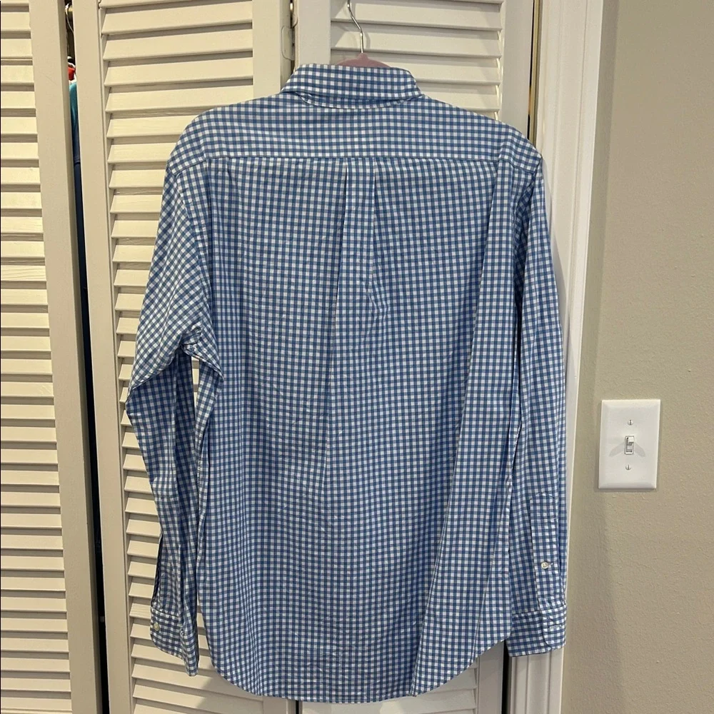 Polo Ralph Lauren Blue and White Checkered Shirt - Picture 4 of 4